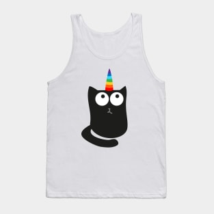 Black Caticorn Tank Top